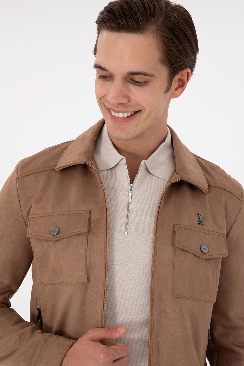 Erkek Vizon Deri Ceket - 50297245006