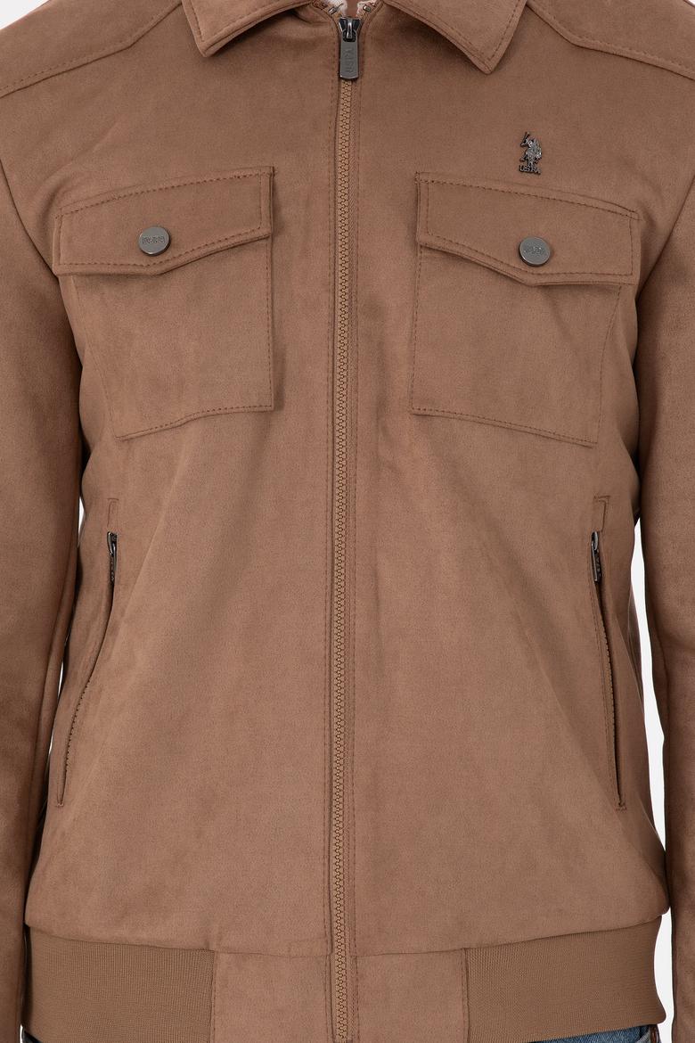 Erkek Vizon Deri Ceket - 50297245006