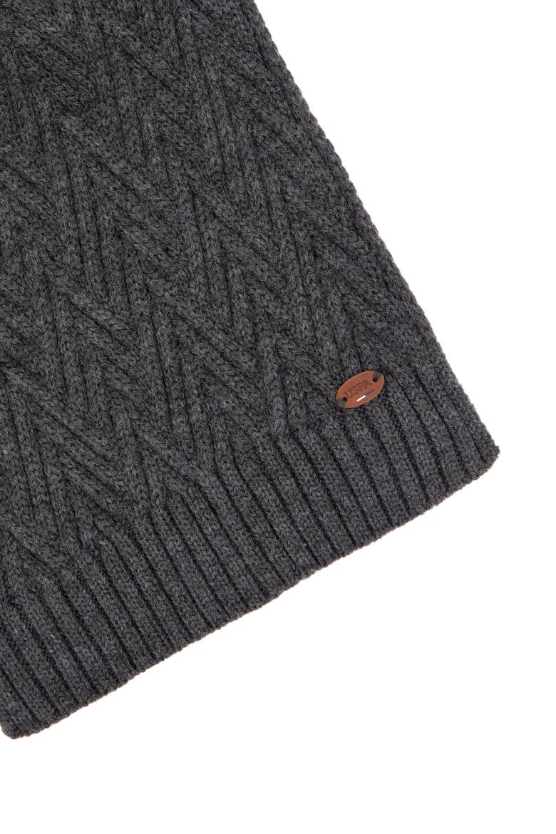 Erkek Antrasit Melanj Kaşkol - 50292932001