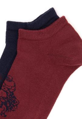 Kadın Bordo Çorap - 50295765001