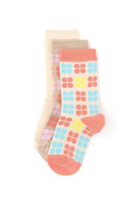 Kız Çocuk 3'lü Soket Çorap - 50295792004