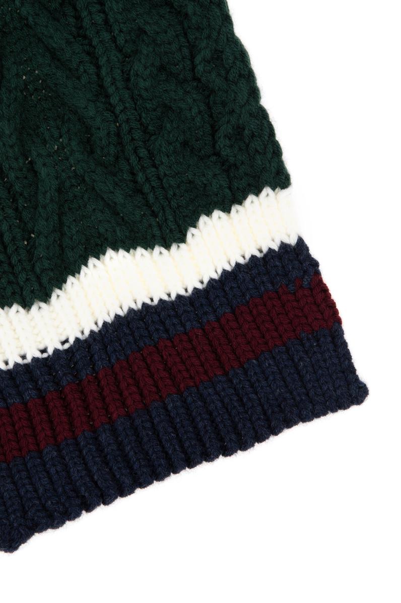 Erkek Çocuk Koyu Yeşil Kaşkol