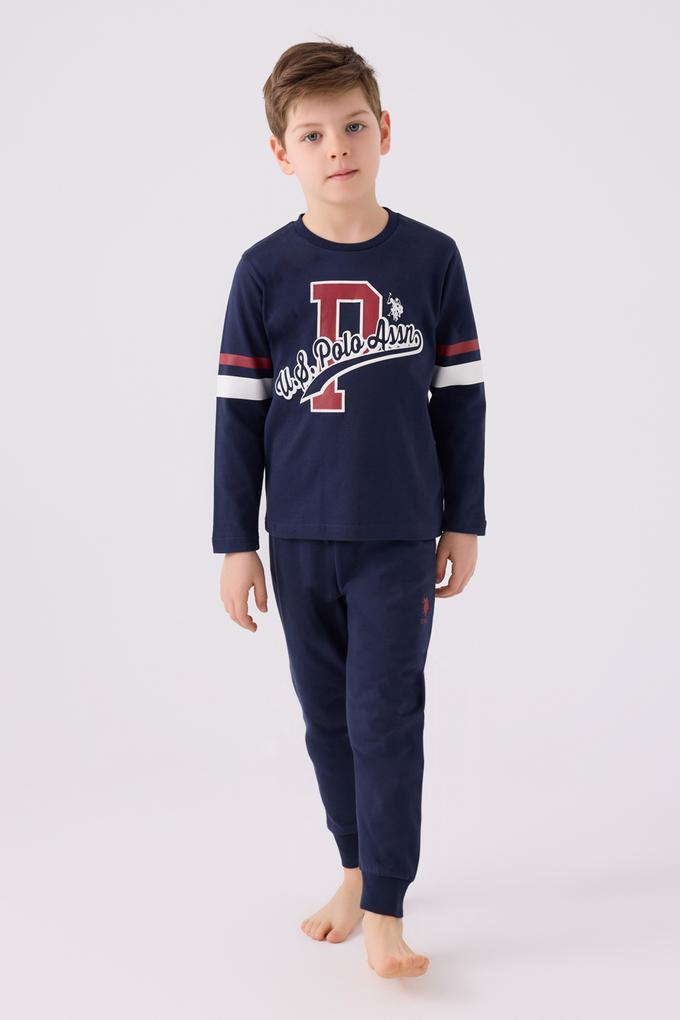 Erkek Çocuk Lacivert Pijama Takımı