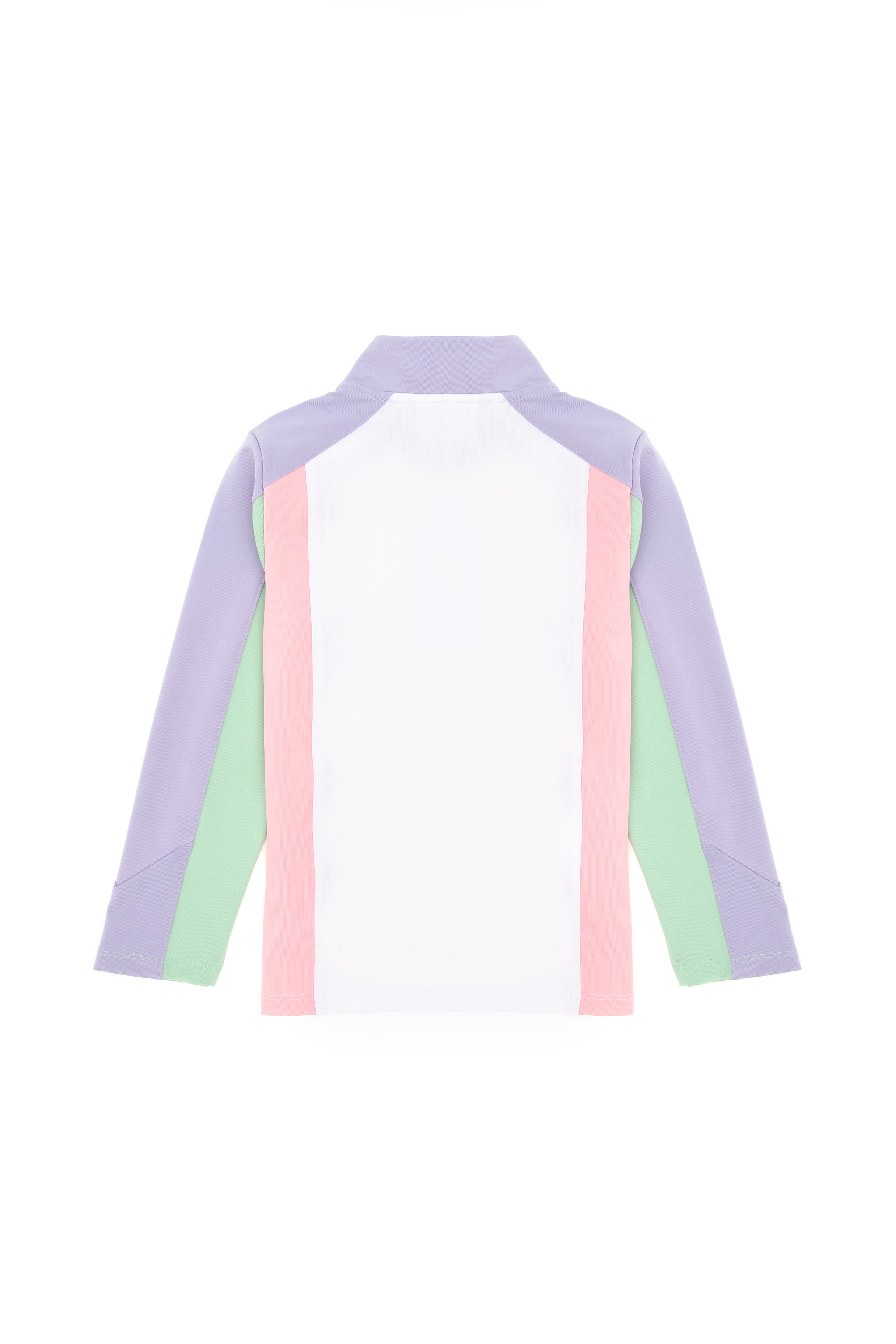 Kız Çocuk Yarım Fermuarlı Lila Sweatshirt