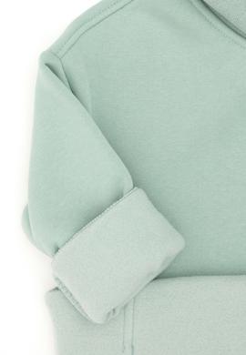 Kız Çocuk Su Yeşili Kapüşonlu Sweatshirt - 50290706061