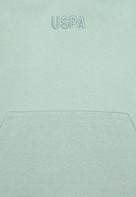 Kız Çocuk Su Yeşili Kapüşonlu Sweatshirt - 50290706061