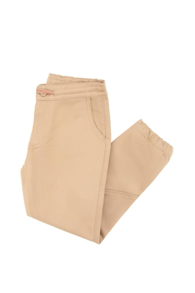 Kız Çocuk Kum Kanvas Pantolon