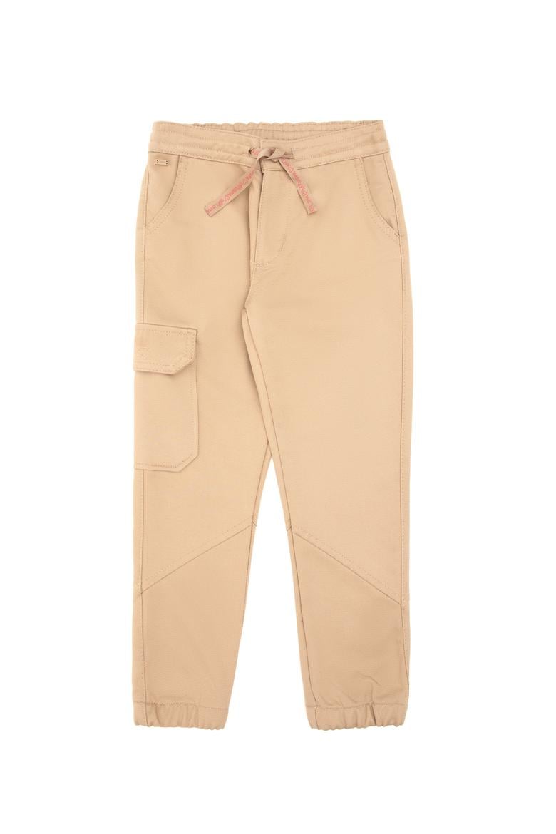 Kız Çocuk Kum Kanvas Pantolon - 50292299012