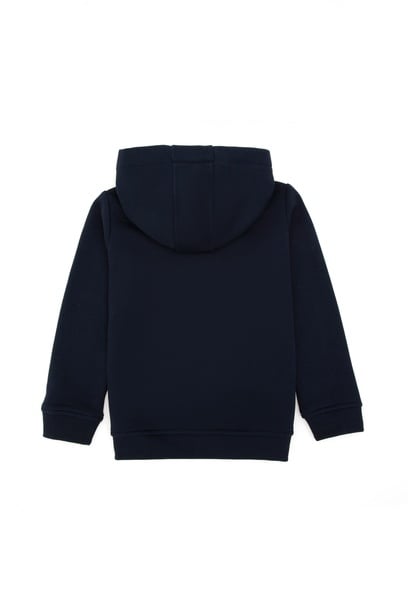 Erkek Çocuk Lacivert Kapüşonlu Sweatshirt