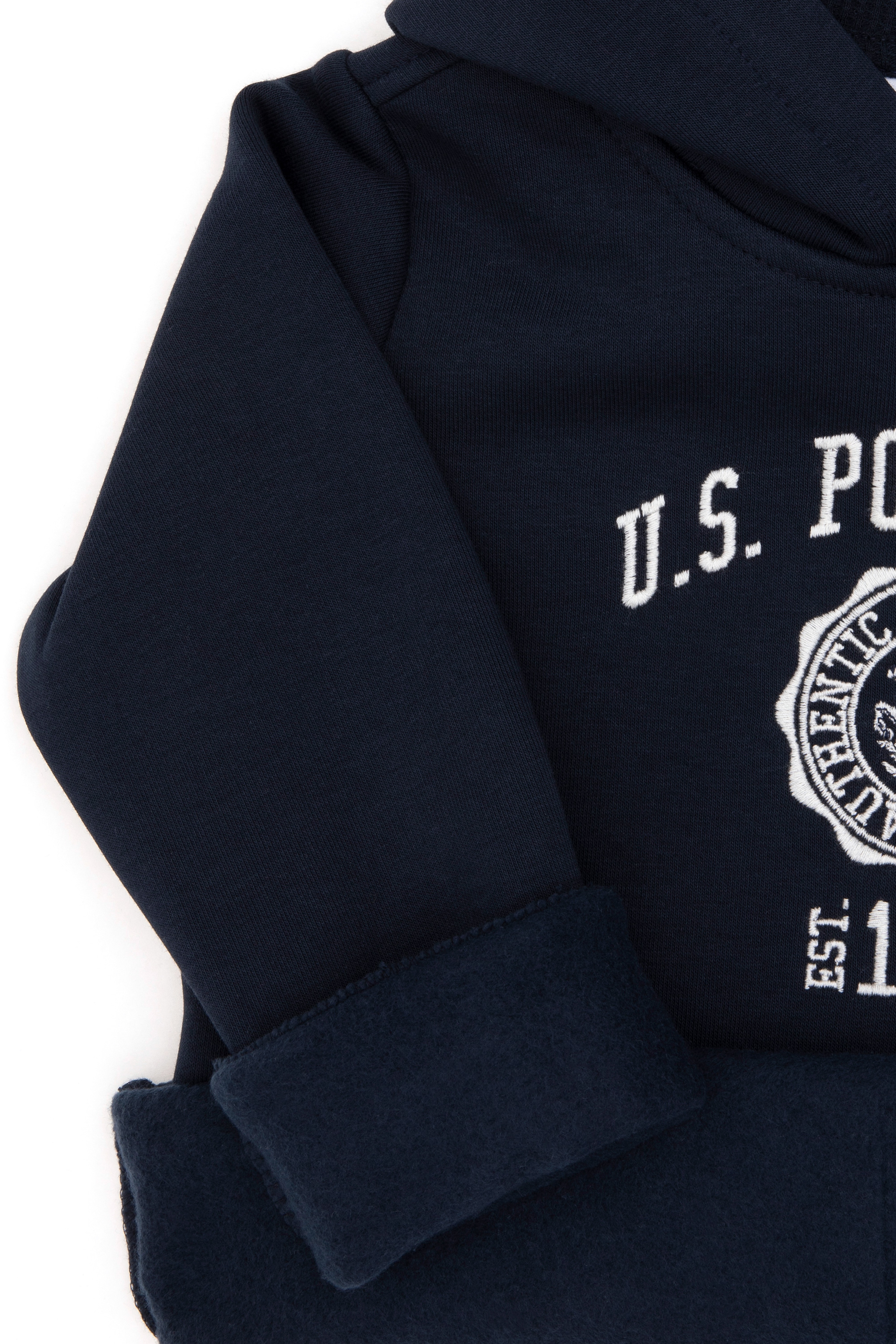 Erkek Çocuk Lacivert Kapüşonlu Sweatshirt - Image 4