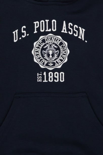 Erkek Çocuk Lacivert Kapüşonlu Sweatshirt