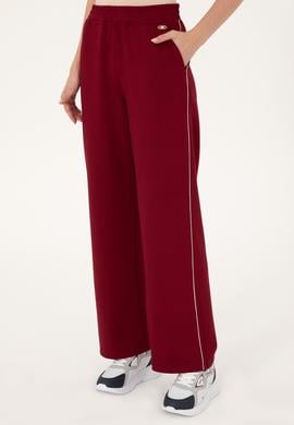 Kadın Bordo Loose Fit Eşofman Altı - 50297371006