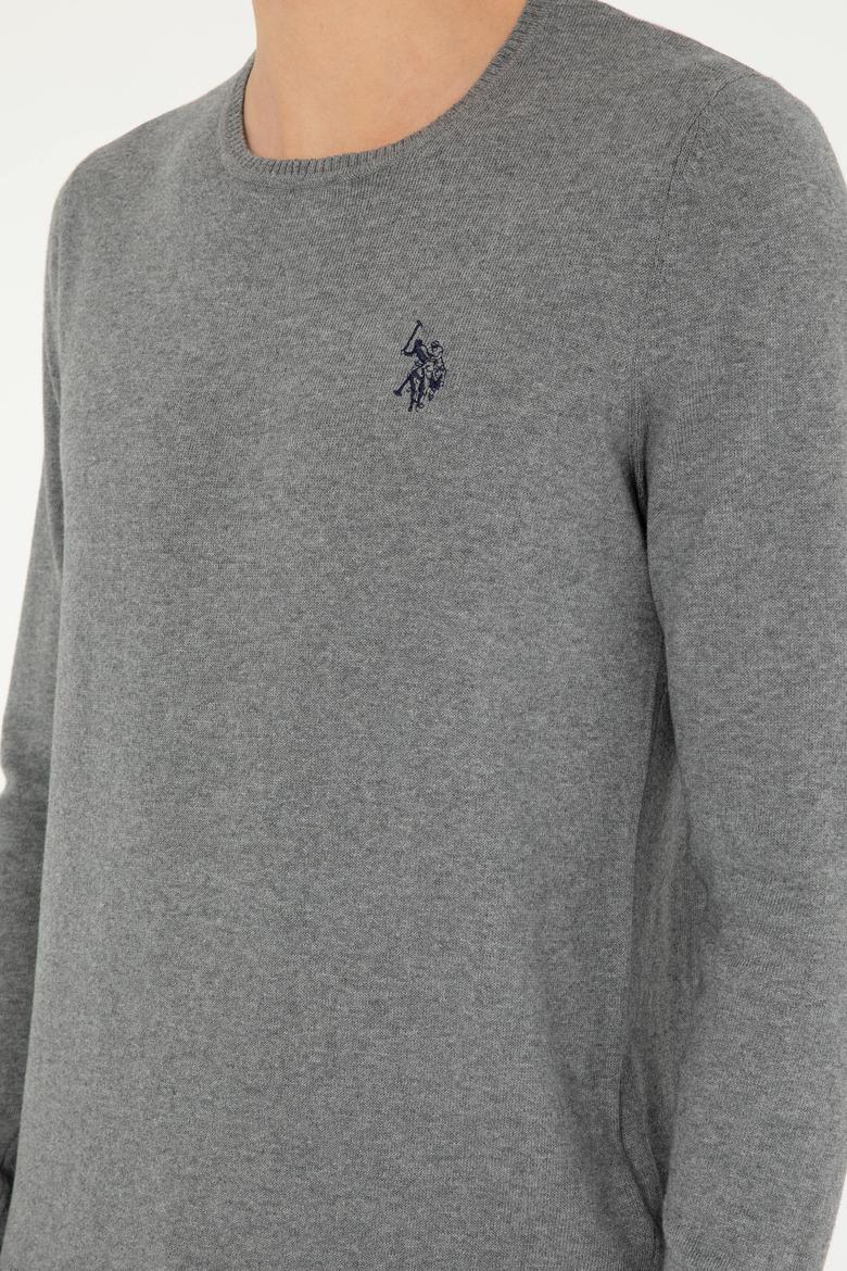 Erkek Gri Melanj Basic Kazak - 50293505033