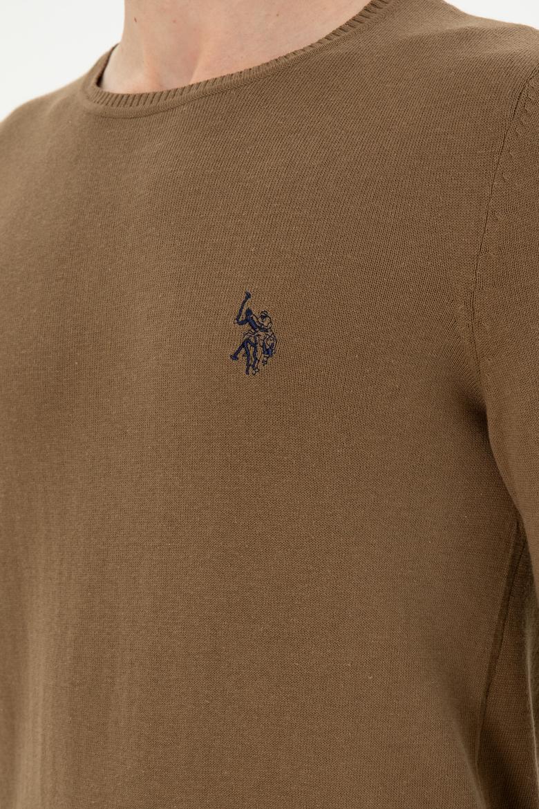 Erkek Haki Basic Kazak - 50293505037