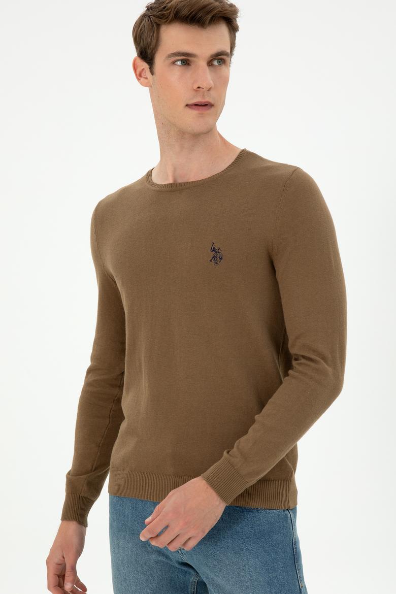 Erkek Haki Basic Kazak - 50293505037