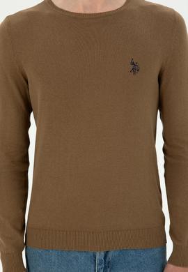 Erkek Haki Basic Kazak - 50293505037