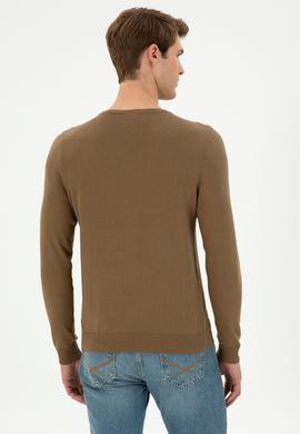 Erkek Haki Basic Kazak - 50293505037