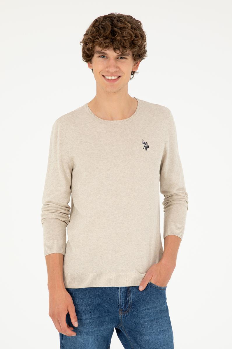 Erkek Taş Melanj Basic Kazak