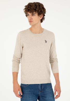 Erkek Taş Melanj Basic Kazak - 50293505081