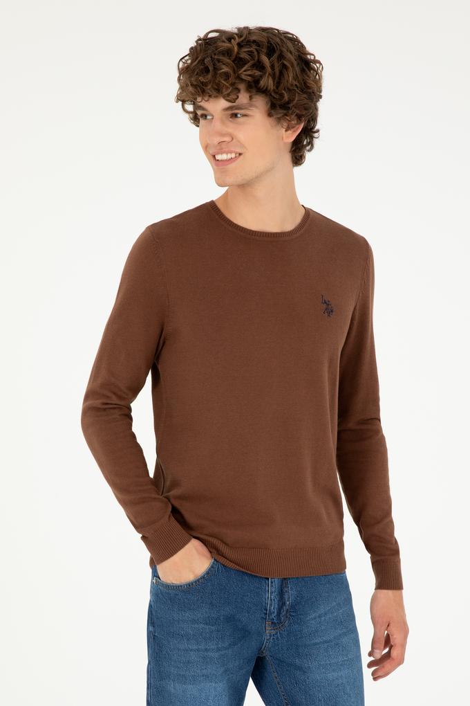 Erkek Kahverengi Basic Kazak