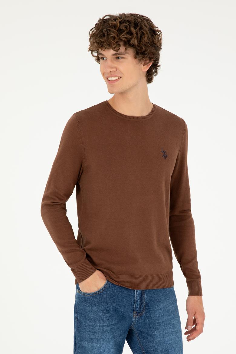 Erkek Kahverengi Basic Kazak