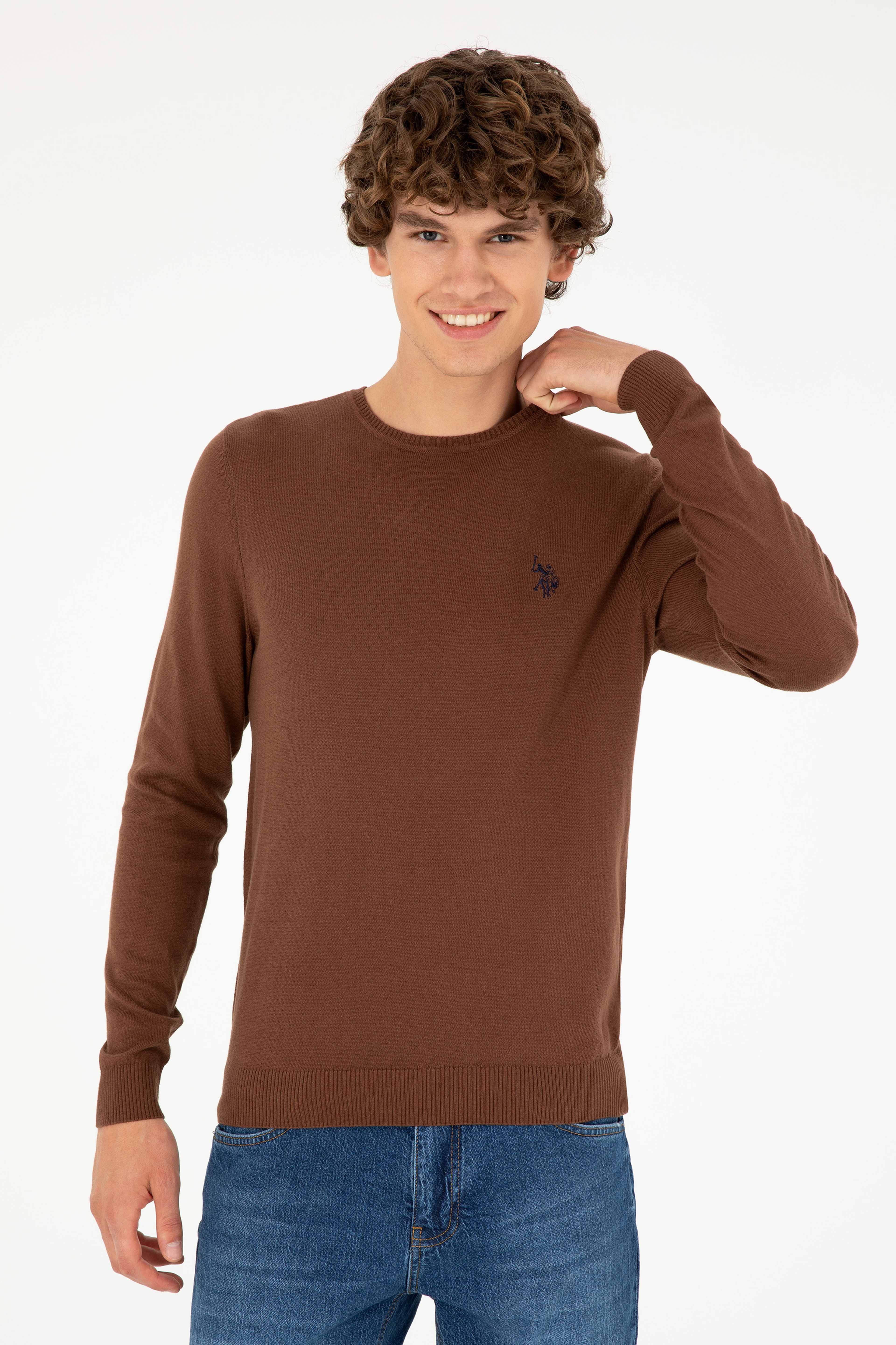 Erkek Kahverengi Basic Kazak - Image 3