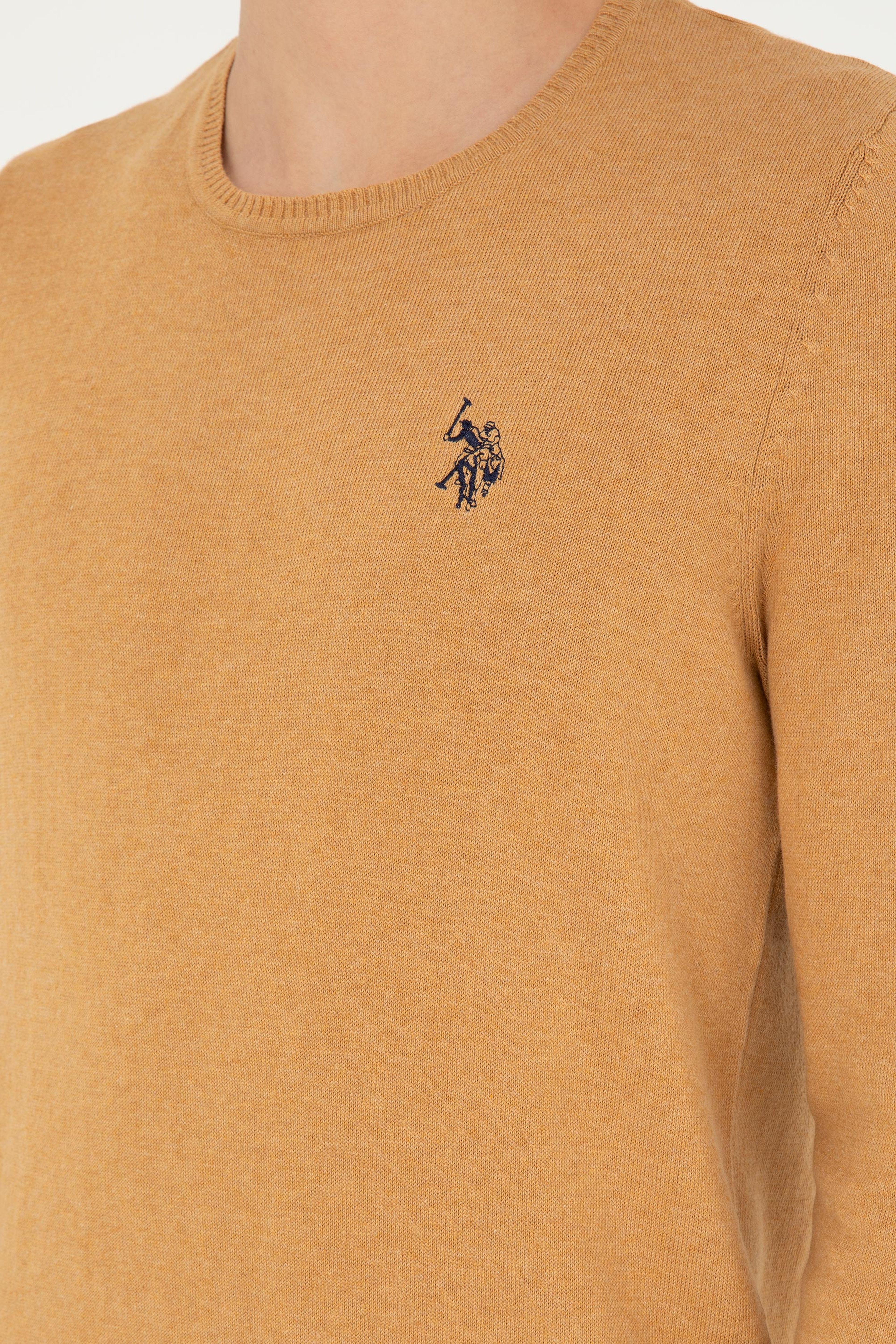Erkek Camel Melanj Basic Kazak