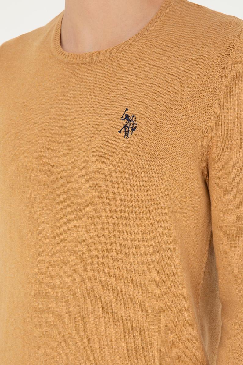 Erkek Camel Melanj Basic Kazak