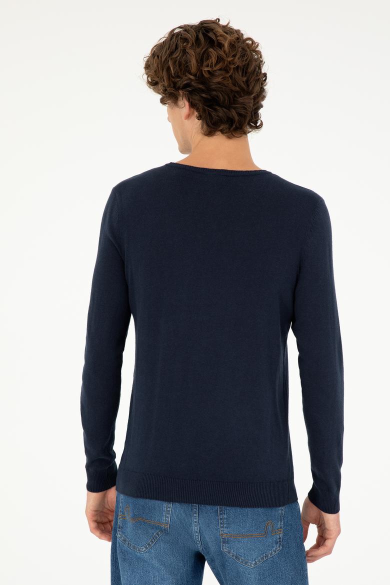 Erkek Lacivert Basic Kazak - 50293505010