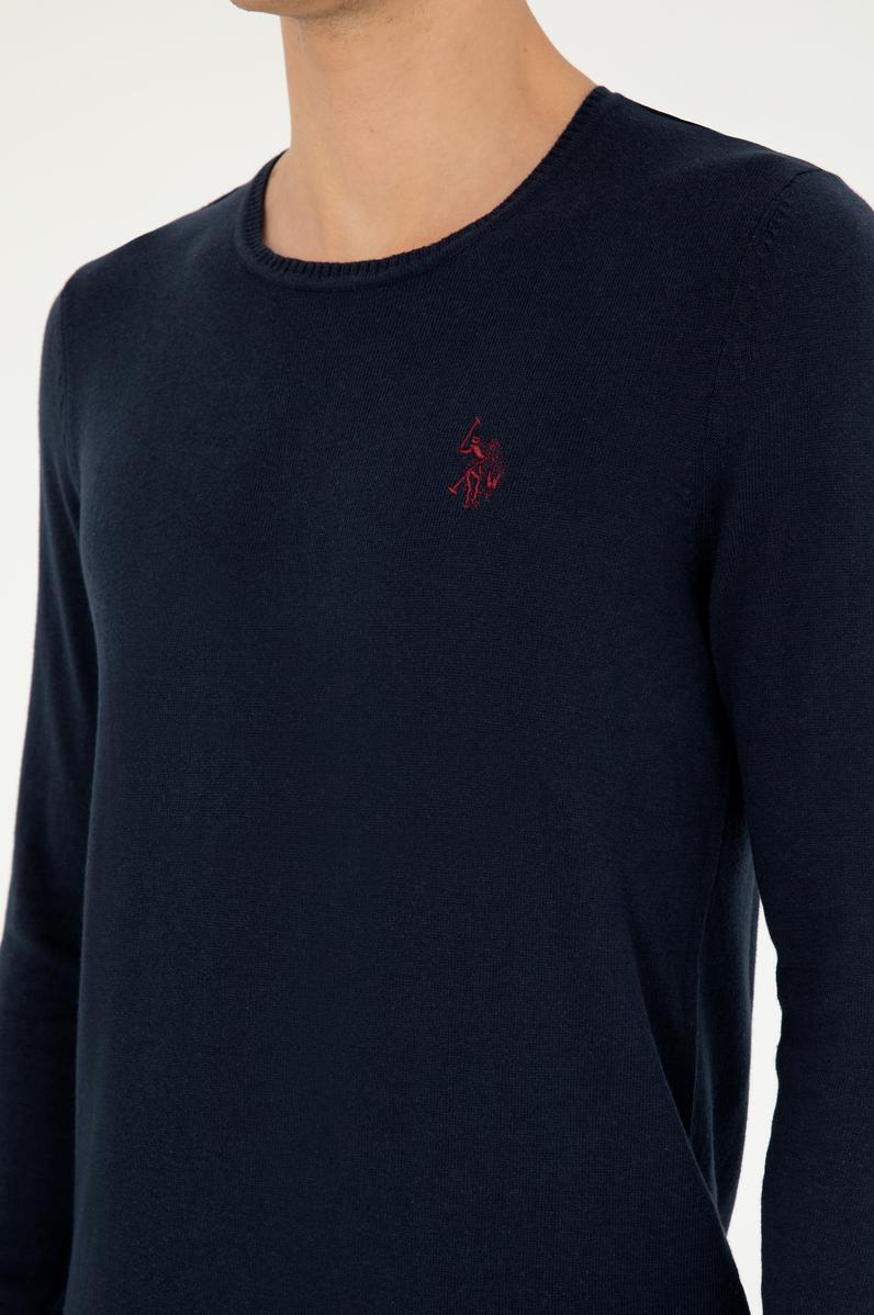 Erkek Lacivert Basic Kazak