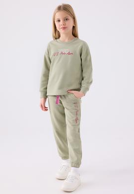 Kız Çocuk Yeşil Pijama Takımı - 50299867001