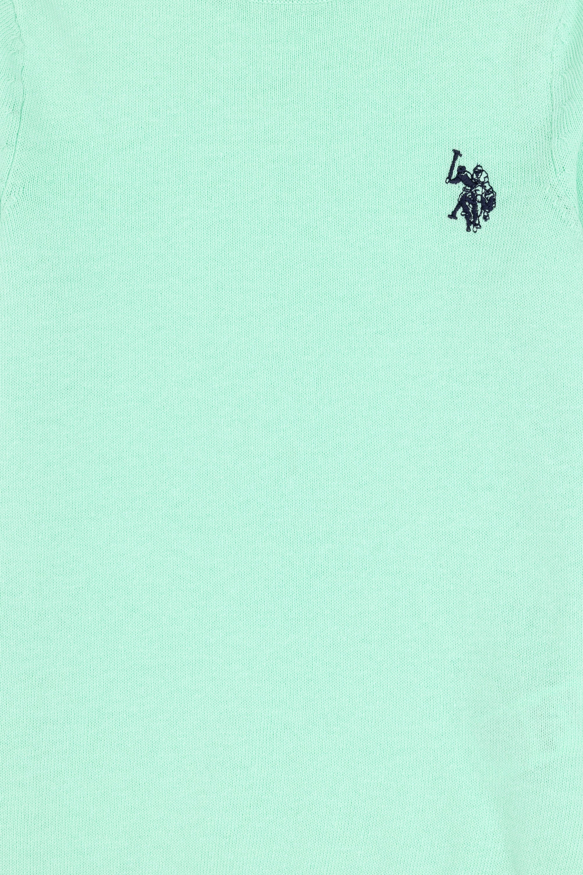 Erkek Çocuk Mint Basic Bisiklet Yaka Kazak - Image 3