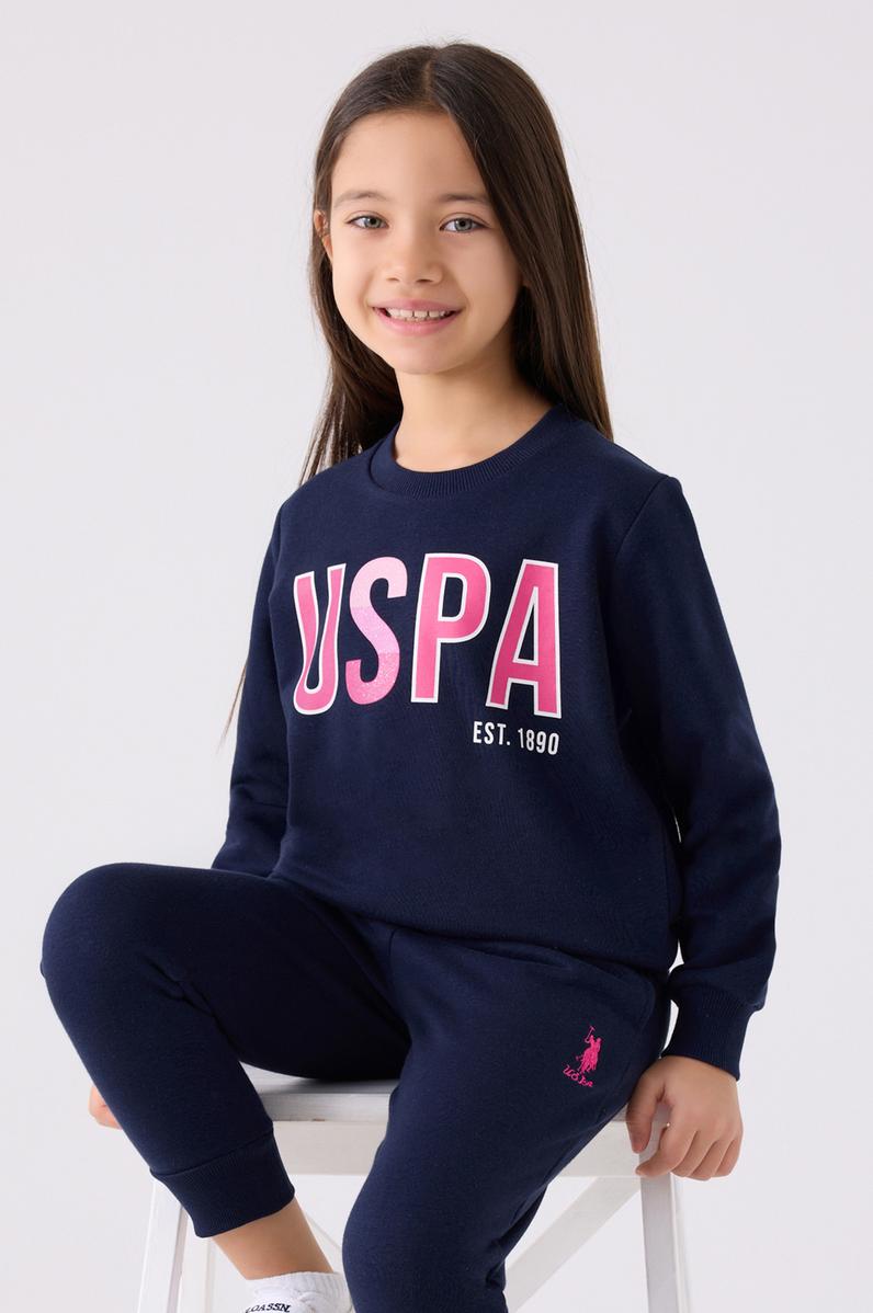 Kız Çocuk Lacivert Pijama Takımı