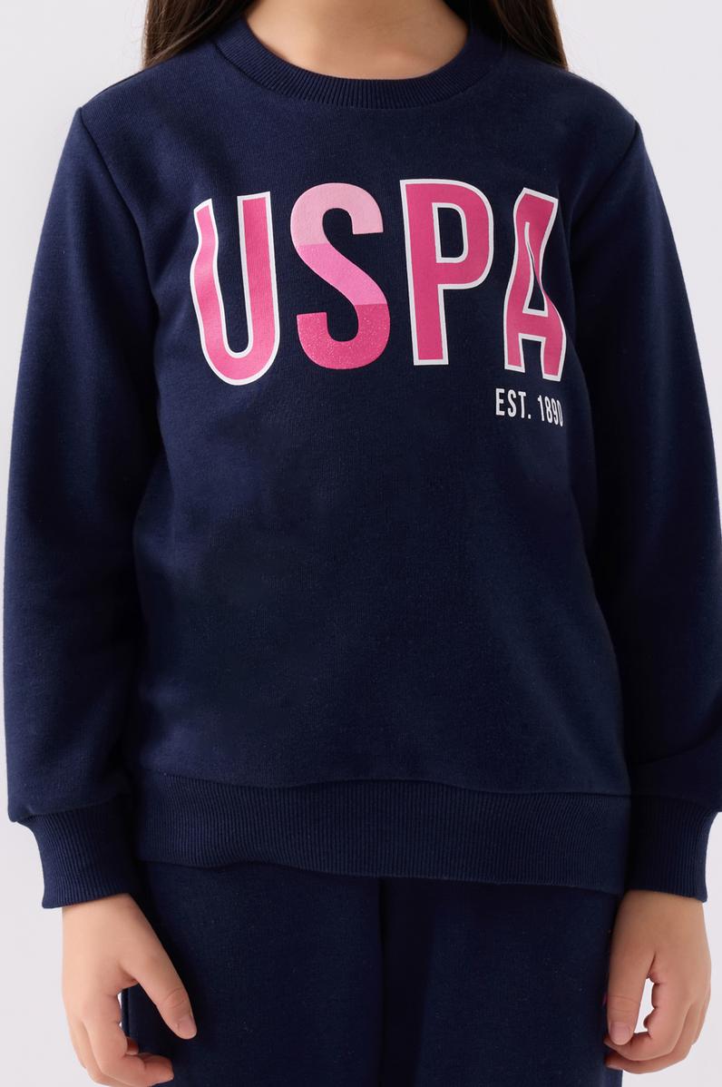 Kız Çocuk Lacivert Pijama Takımı