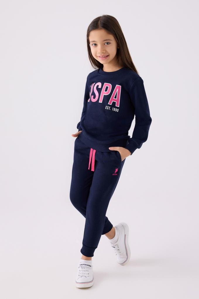 Kız Çocuk Lacivert Pijama Takımı