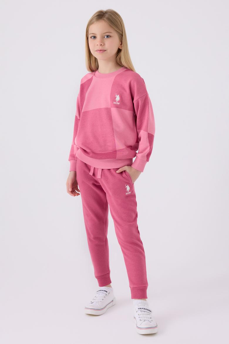 Kız Çocuk Pembe Pijama Takımı