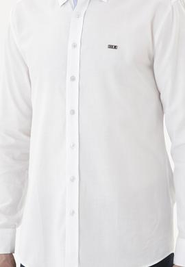 Erkek Beyaz Uzun Kollu Gömlek - 50254118030
