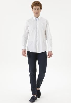 Erkek Beyaz Uzun Kollu Gömlek - 50254118030