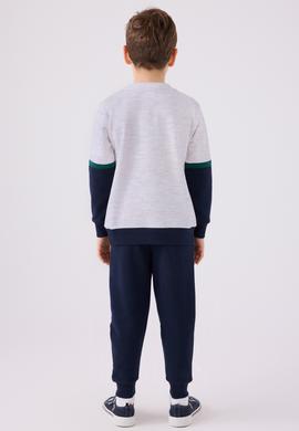 Erkek Çocuk Krem Pijama Takımı - 50299490003