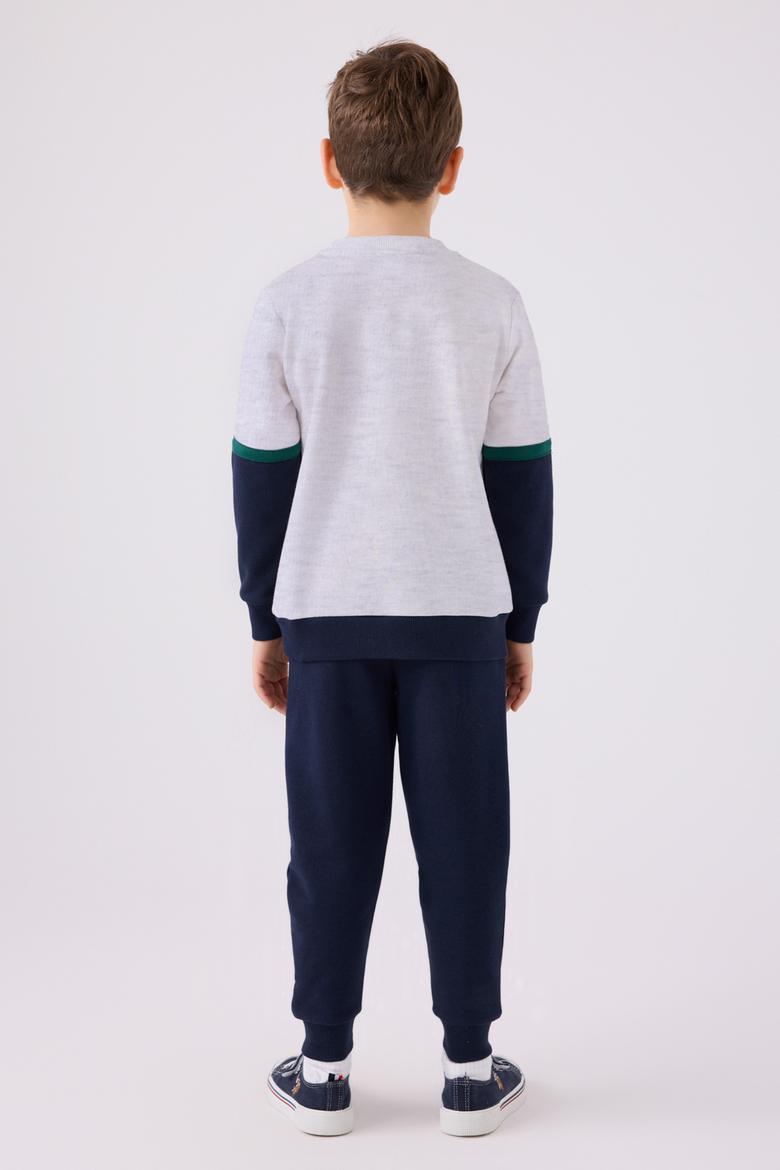 Erkek Çocuk Krem Pijama Takımı - 50299490003