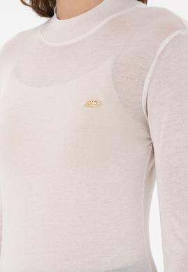 Kadın Taş Balıkçı Yaka Sweatshirt - 50271616015