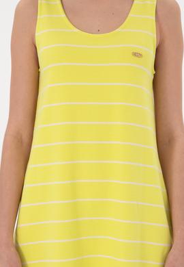 Kadın Neon Sarı Örme Elbise - 50265319053