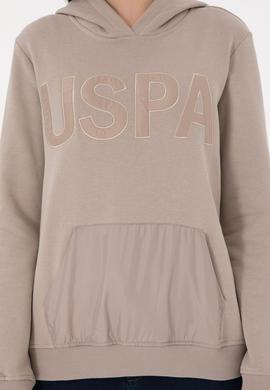 Kadın Taş Kapüşonlu Sweatshirt - 50256250034