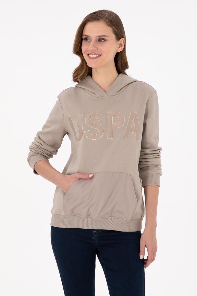 Kadın Taş Kapüşonlu Sweatshirt