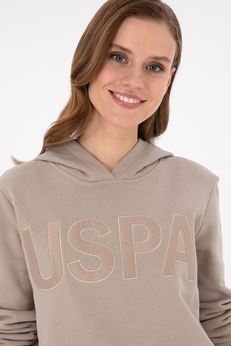 Kadın Taş Kapüşonlu Sweatshirt - 50256250034