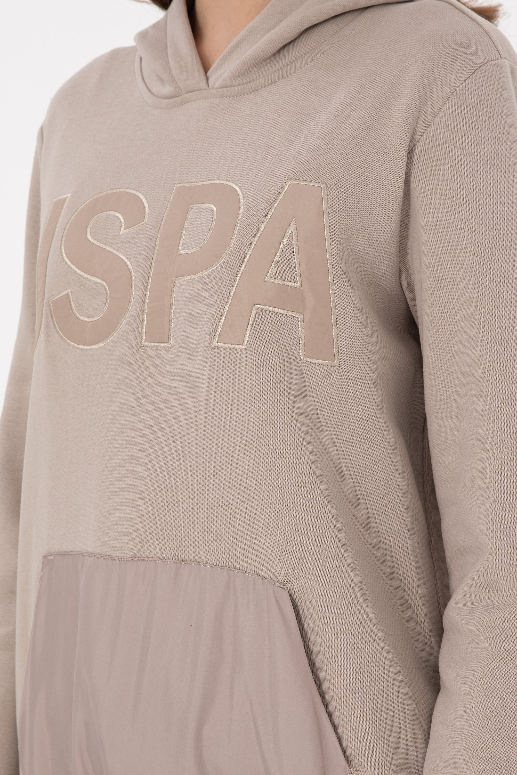 Kadın Taş Kapüşonlu Sweatshirt - Image 7