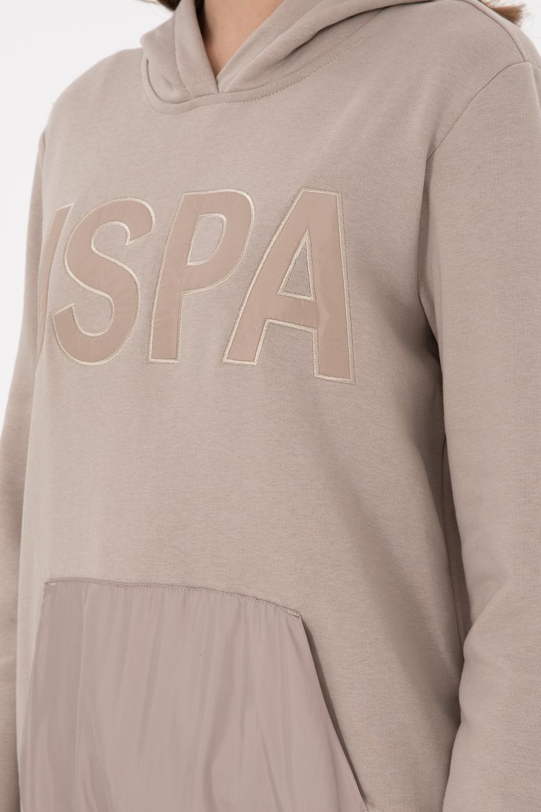 Kadın Taş Kapüşonlu Sweatshirt - 50256250034