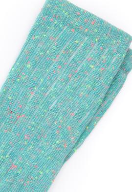 Kadın Mint Melanj Çorap - 50258157004