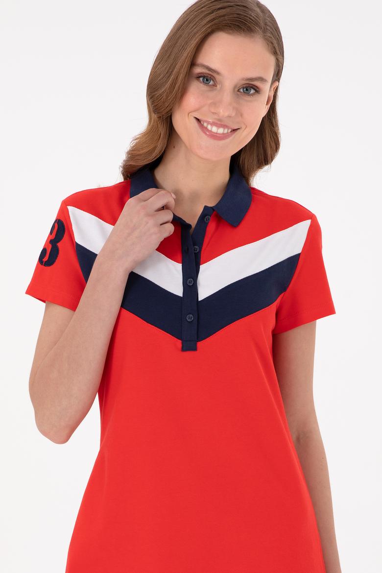 Kadın Kırmızı Örme Elbise - 50268691005