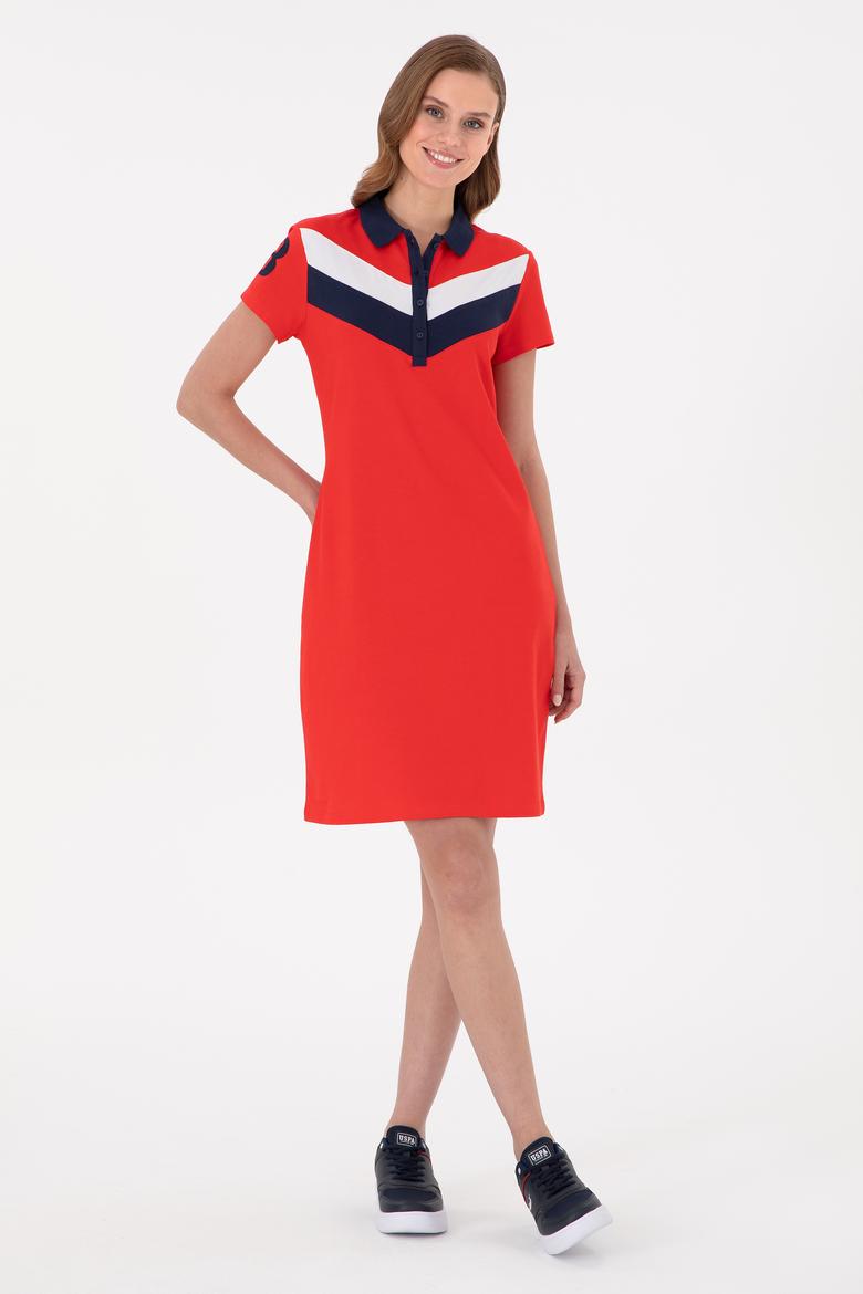 Kadın Kırmızı Örme Elbise - 50268691005